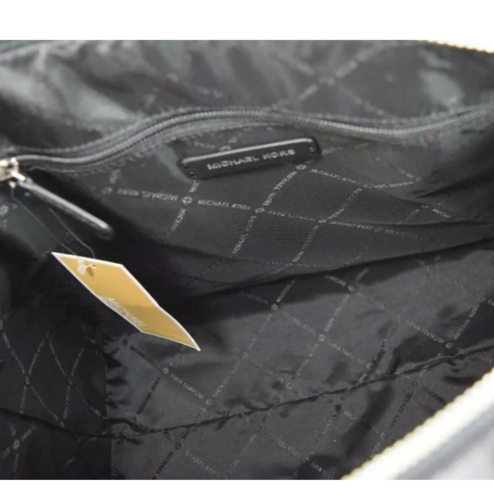 Gaby’sBags👜💕-Michael Kors Large Satchel Black MK - Picture 5 of 5